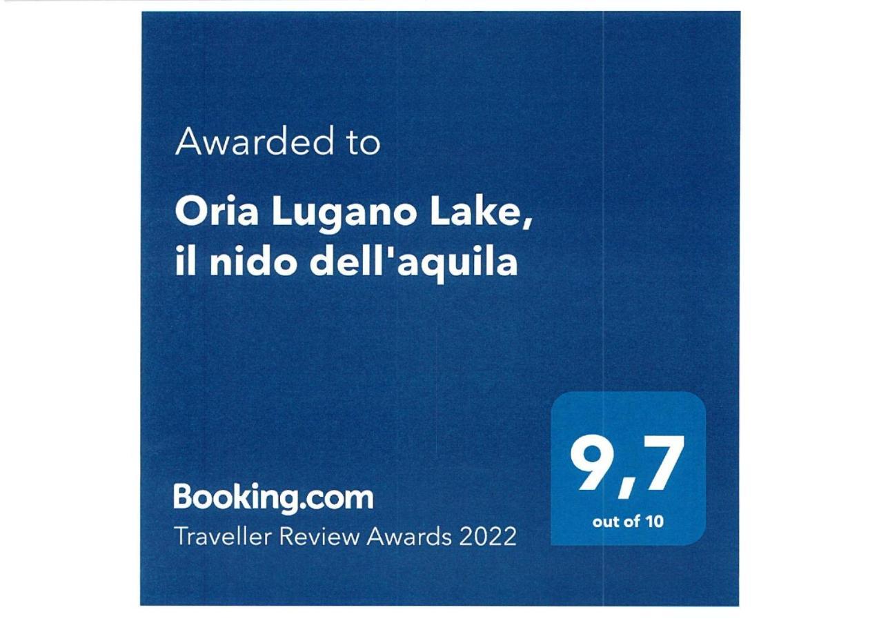 Oria Lugano Lake, Il Nido Dell'Aquila Buitenkant foto